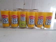 6 verres LIPTON ICE TEA Fête du Vélo