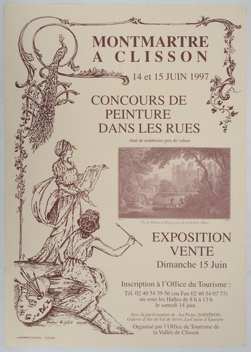 Affiche art montmartre - [affiche, d'art]