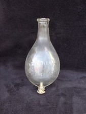 Ancien biberon bébé le parfait nourricier verre soufflé Robert 1910 breveté SGDG