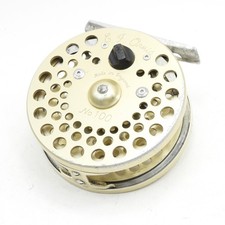 C.F. Orvis CFO Limited-Edition Fly Reel. Gold. No. 100. Made in England. 3”.