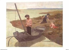 Art - Painting - Pierre Puvis de Chavannes - The Poor Fisherman 1881 - Gold Museum