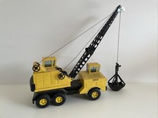 Nylint Toys Michigan 2201 USA Crane Leather Truck Tole Toy with Bucket Vintage