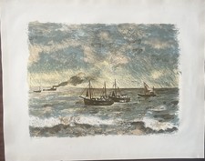 Les Bateaux de pêche en haute