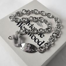 Vivienne Westwood Necklace Silver Chain Mint