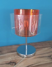 Lampe à poser orange deux