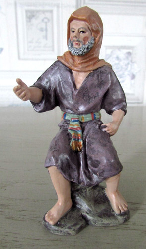 Personnage crèche pêcheur - crèche,