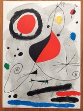 Joan MIRO Original lithograph "L'ARC", 1964 / Original print by Miró