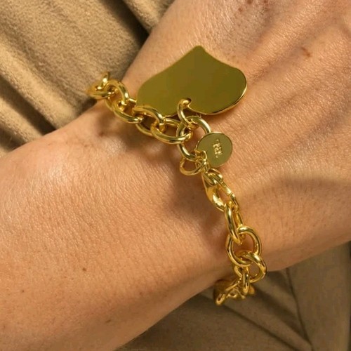Bracelet chaîne jaune 18 - bracelet,