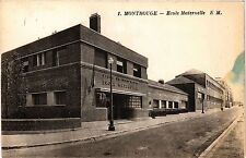 Old postcard Montreouge kindergarten (412932)