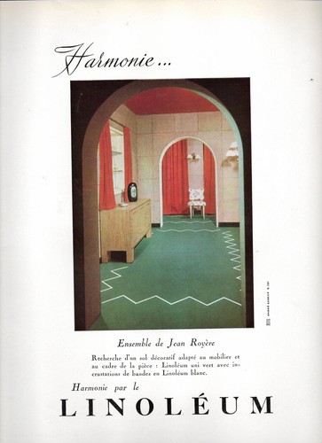Publicite linoleum jean - ad,