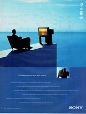 1997 Advertising 079 Sony FD Trinitron Flat TV Advertising 079