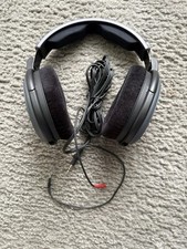RARE Sennheiser HD 580 Precision Headphones FLAT PLATE - New HD 600 Drivers