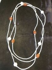 Vintage Fancy Fine Pearl Long Necklace Ref F171