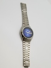 Vintage Mens Seiko 0903- 8069 - QUARTZ VINTAGE BLUE DIAL SALESMAN PRESENTATION 