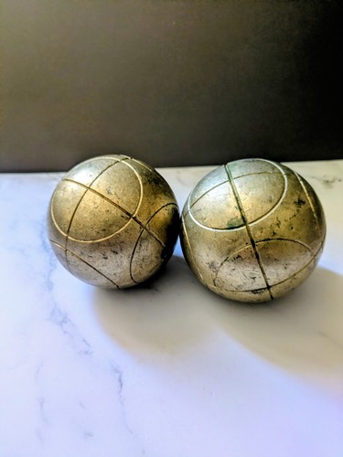 Ancienne paire boules de - de,