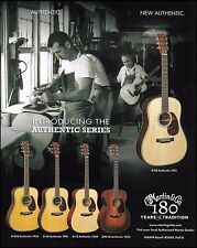 Martin Authentic Series D-45 S D-2 8 D-18 OM-18 acoustic guitar advertisement ad