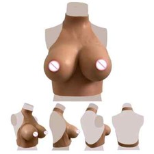 Crossdresser Cosplay Travesti Breast Forms Plate Bodysuit Tetas Tits Artificial