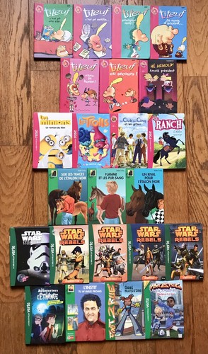 Lot livres bibliothèque - 23,