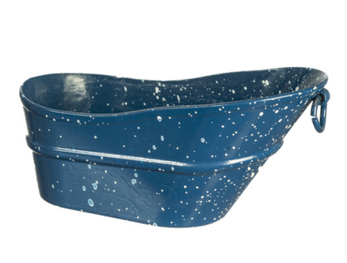 Baignoire étain bleue - baignoire,