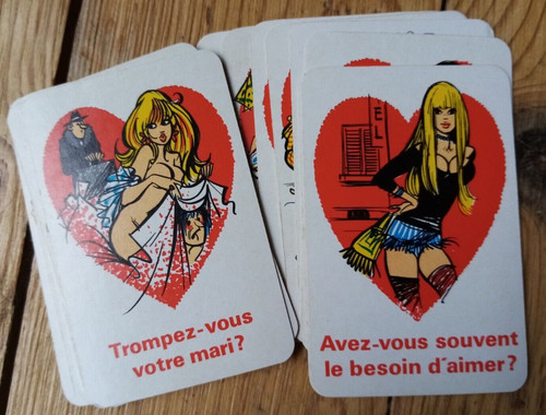 Jeu erotique vintage - jeu, de