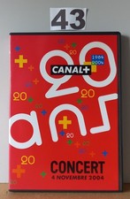 DVD Canal+ 20 ans concert 4 Novembre 2004     REF 43