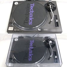 Technics SL-1200MK3 Black with Dust Cover and Genuine Slip Mat Tested & Working