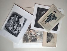 LOT DE 6 GRAVURES ET PLANCHES