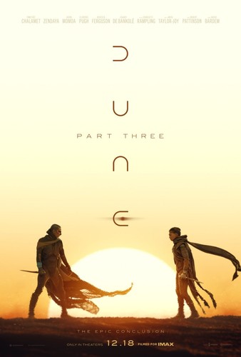 Dune part three affiche - 3,