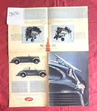 N°21274 / FORD MATFORD / dépliant types 72 et 76