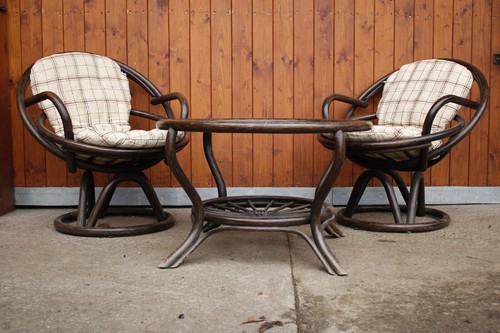 Bambou fauteuil table basse - bambou, &