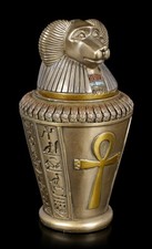 Déco Kanopenkrug Hapi – Paviankopf Figurine–Horussohn– Égyptien Art - H 13cm