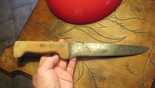 Ancien gros grand couteau de - grand,