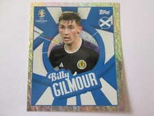 Sticker TOPPS UEFA EURO 2024 GERMANY - N° SCO PTW GILMOUR - CADRE ARGENT