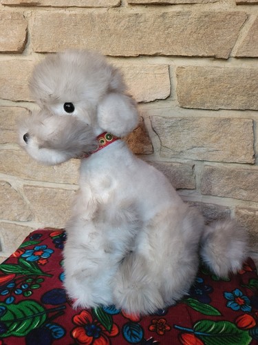 Chien peluche caniche doudou - chien,