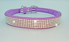 Rhinestone bling collar for