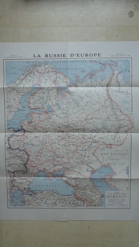 Carte ancienne russie - ancienne, d'europe