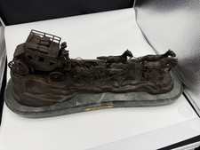 Stagecoach by Charles Marion C.M. Russell - Bronze Statue Mounted on Marble Base