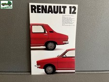 Old brochure brochure documentation automobile Renault 12 German
