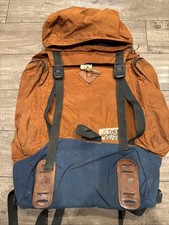 Vintage The North Face Ruck Sack Backpack Hiking Day Pack - Brown Tag / Label