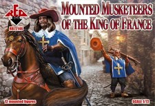 REDBOX - 1/72 Mousquetaires à cheval De La Maison Militaire du roi France- Neuf