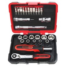 Coffret douilles et accessoires ULTIMATE® 1/4'', 27 pièces Kstools