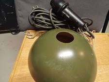 Antique Military Walking Lamp with Shade - Works