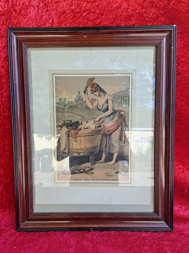 Image wäscherin gravure - image, :