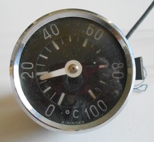 OLD AIRINDEX AIRPLANE TEMPERATURE INDICATOR PRESSURE GAUGE