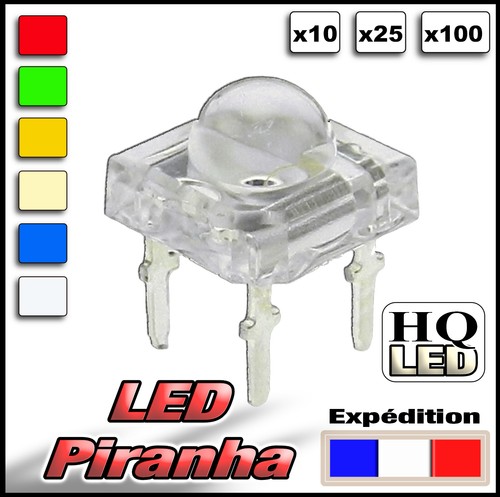Led 5mm superflux - led,