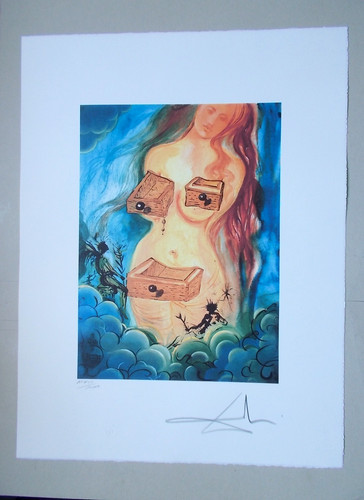 Lithographie salvador dali - salvador,