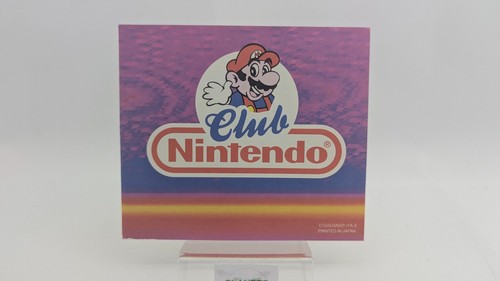 Carte club nintendo italienne - carte,