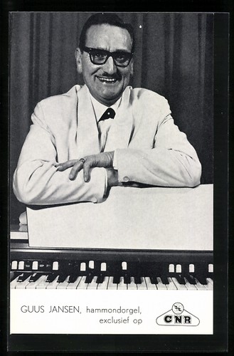 Carte postale musicien guus - carte,