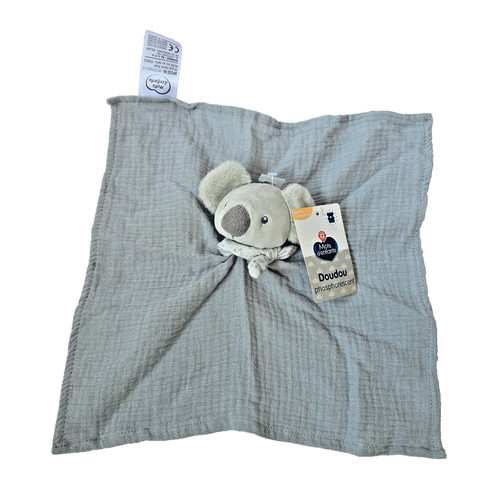 Doudou koala plat - , tissu