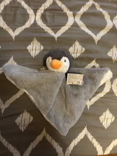 Doudou plat pingouin - doudou,
